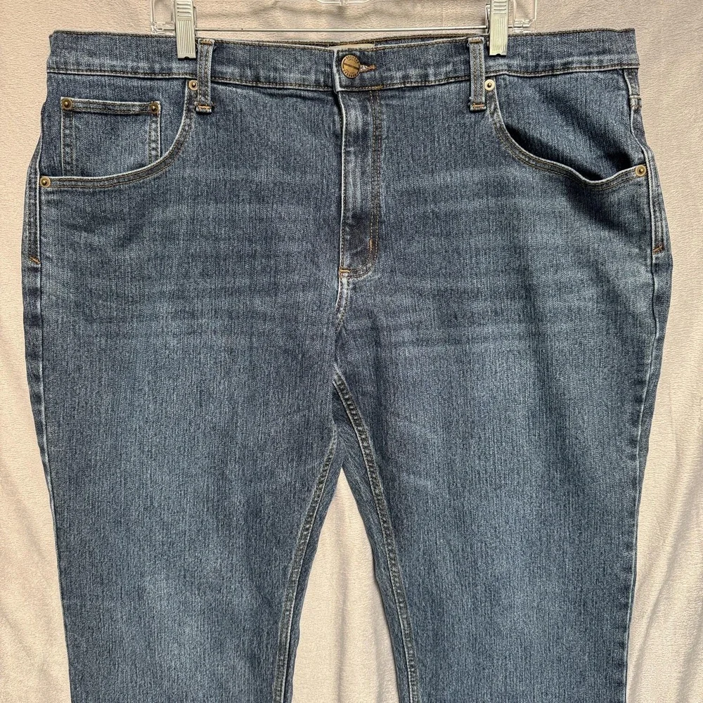 RedHead‎ Jeans Mens 42x32 Blue Stretch Denim Straight Leg Relaxed Fit Casual